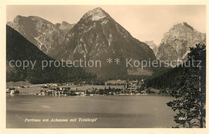 Pertisau Achensee mit Tristkopf