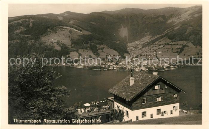 Thumersbach  Restauration Gletscherblick