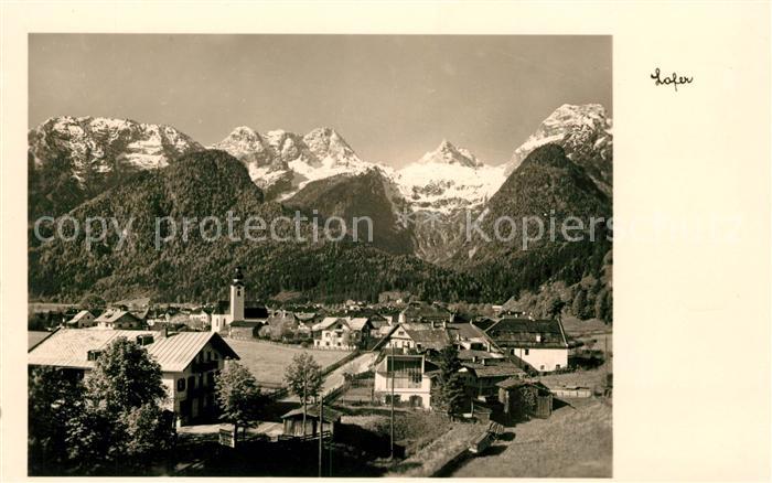 Lofer mit den Loferer Steinbergen