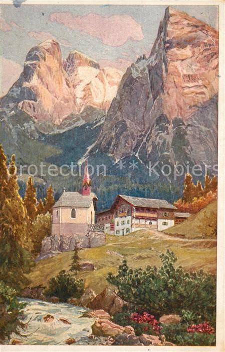 Hinterbaernbad Teilansicht mit Kapelle