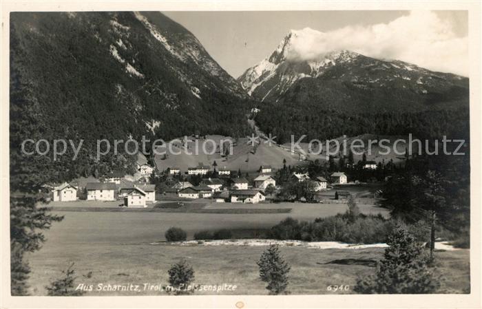 Scharnitz mit Pleissenspitze