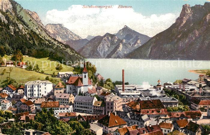 Ebensee Oberoesterreich Panorama