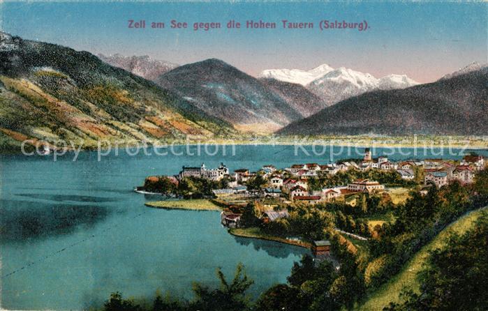 Zell See mit den Hohen Tauern