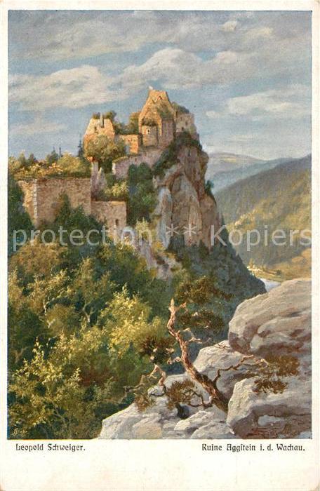 Aggstein Niederoesterreich Ruine Aggstein Wachau