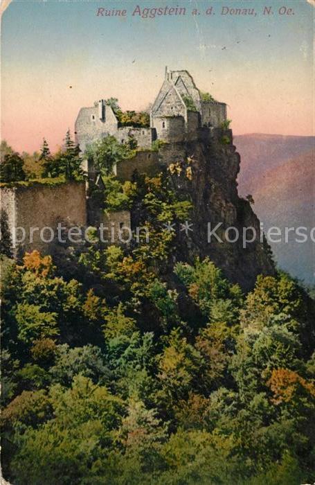 Aggstein Niederoesterreich Ruine Aggstein