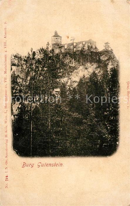 Gutenstein Niederoesterreich Burg Gutenstein