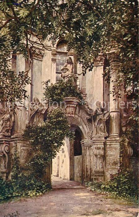 Duernstein Wachau Portal der Kirche