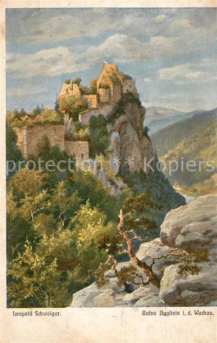 Aggstein Niederoesterreich Ruine Aggstein
