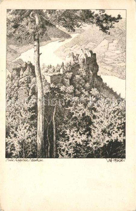 Aggstein Niederoesterreich Ruine Aggstein