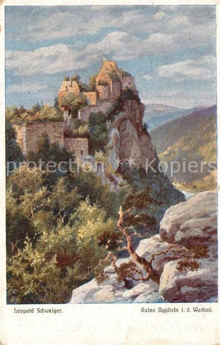 Aggstein Niederoesterreich Ruine Aggstein