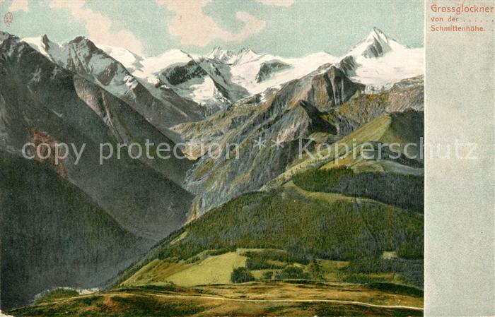 Grossglockner Blick von der Schmittenhoehe