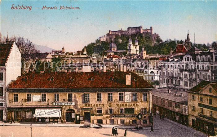 Salzburg Oesterreich Mozarts Wohnhaus