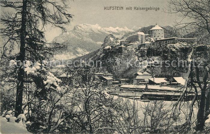 Kufstein Tirol mit Kaisergebirge
