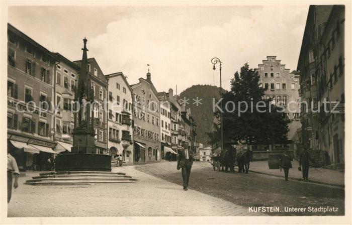 Kufstein Tirol Unterer Stadtplatz Brunnen