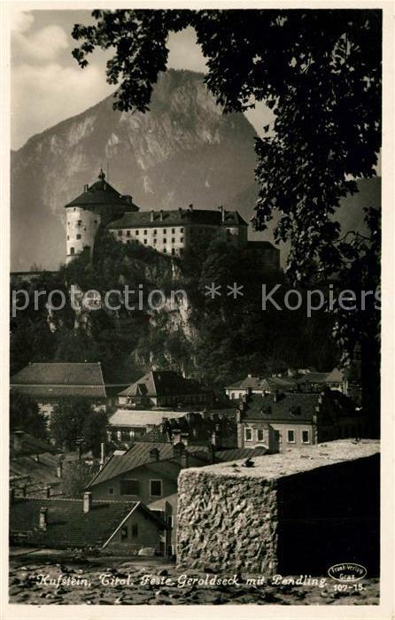 Kufstein Tirol Festung Geroldseck mit Pendling