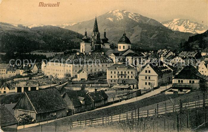 Mariazell Steiermark Panorama Wallfahrtskirche