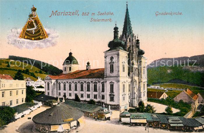 Mariazell Steiermark Wallfahrtskirche mit Gnadenbild