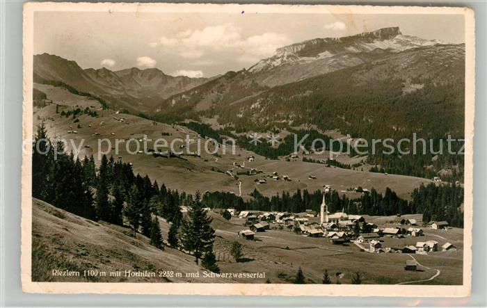 Riezlern Kleinwalsertal Vorarlberg Landschaftspanorama Hochifen Schwarzwassertal