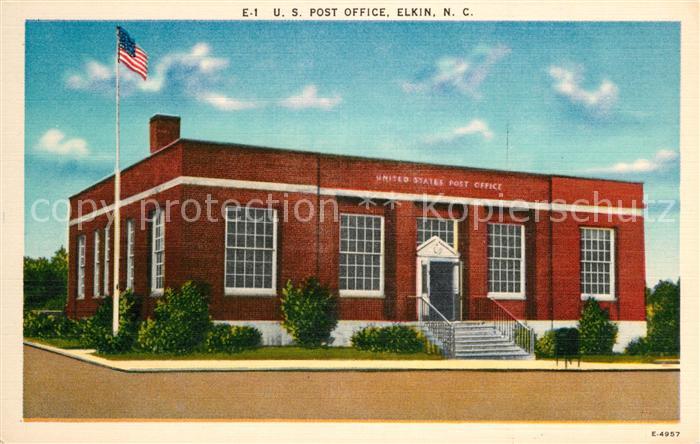 Elkin US Post Office American Flag