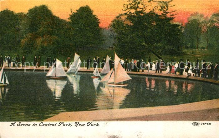 New York City Scene in Central Park