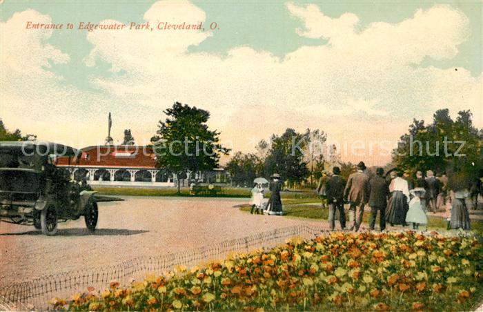 Cleveland Ohio Entrance to Edgewater Park