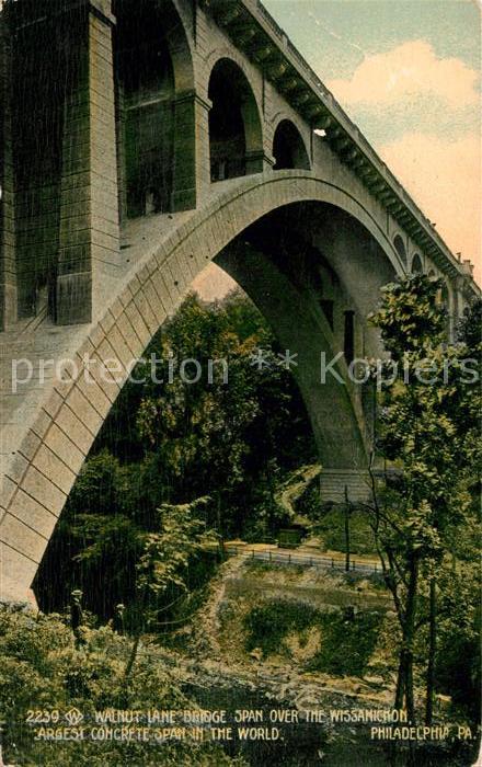 Philadelphia Pennsylvania Walnut Lane Bridge over the Wissahickon