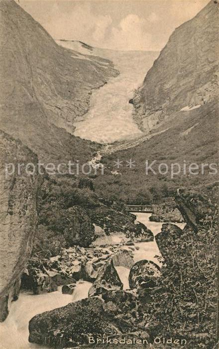 Olden Nordfjord Briksdalen Gletscher