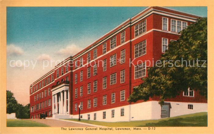 Lawrence Massachusetts General Hospital Building Illustration