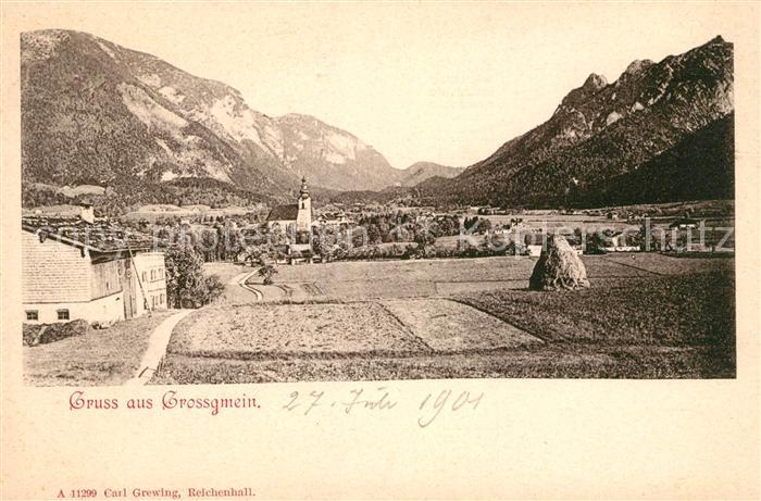 Grossgmain Landschaftspanorama Alpen