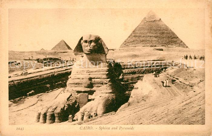 Cairo Egypt Sphinx and Pyramids
