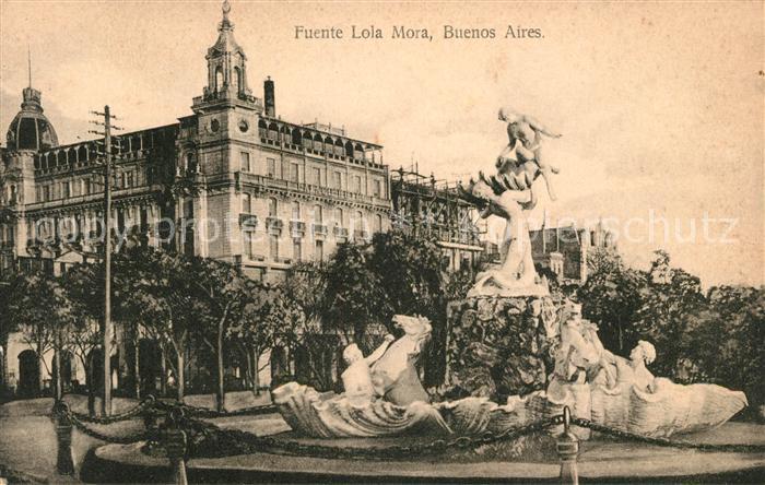 Buenos Aires Fuente Lola Mora