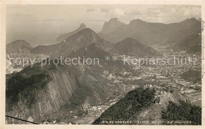 Rio de Janeiro Vita do Pao de Acucar Blick vom Zuckerh