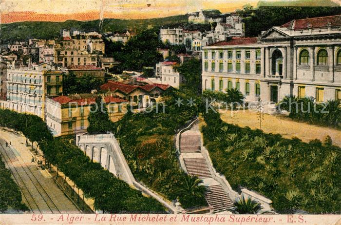 Alger Algerien Rue Michelet et Mustapha Superieur