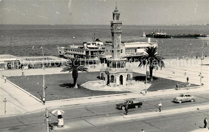 Izmir View from Konak Square Harbour