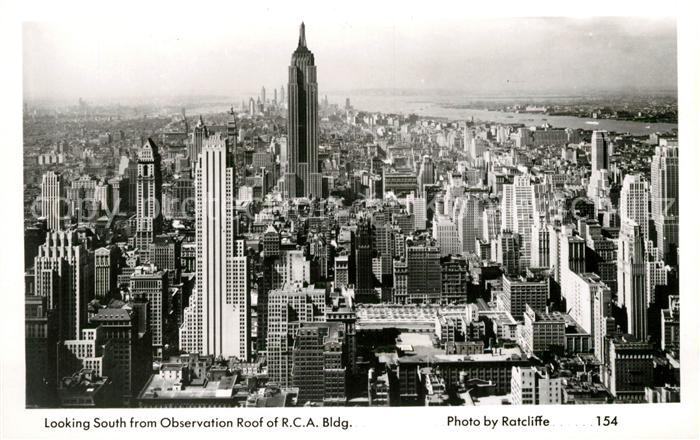New York City Looking South from Observation Roof of RCA Building