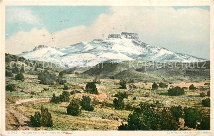 Trinidad Colorado Fishers peak Landscape Rocky Mountains