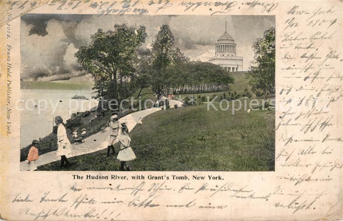 New York City Hudson River with Grant's Tomb