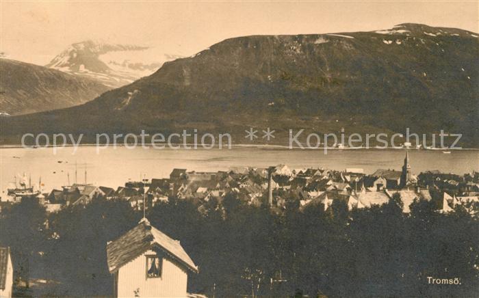 Tromsoe Panorama Schifffahrtsgesellschaft Norddeutscher Lloyd Bremen