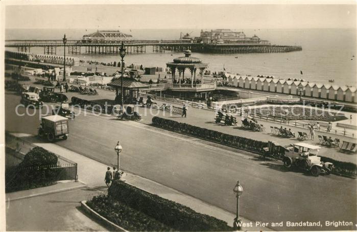 Brighton East Sussex West Pier and Bandstand