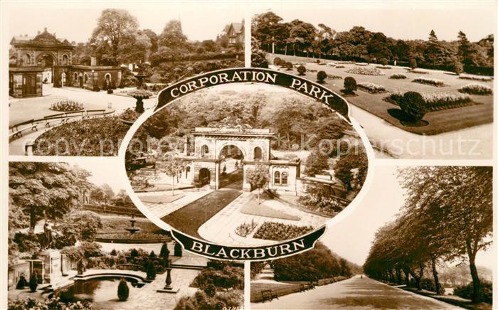 Blackburn with Darwen Corporation Park Valentine's Postcard