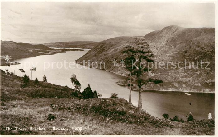 Ullswater The Three Reaches Panorama Landscape