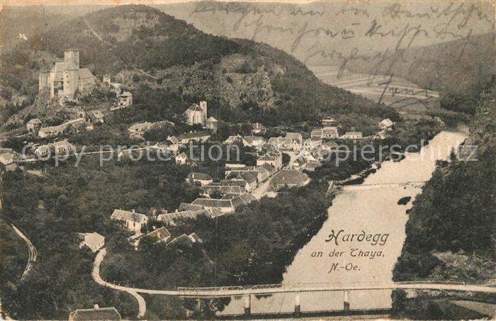 Hardegg Talblick Thaya Burg