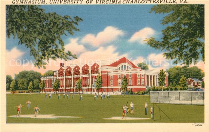 Charlottesville Virginia Gymnasium University of Virginia Illustration