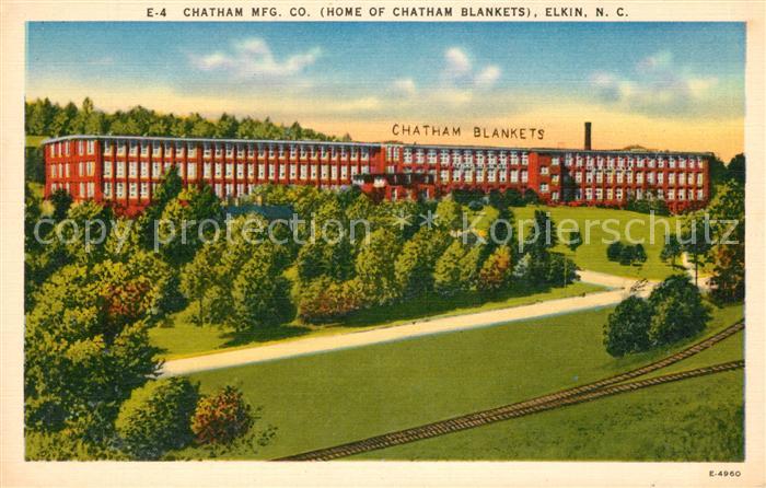 Elkin Chatham MFG. CO. Chatham Blankets Illustration