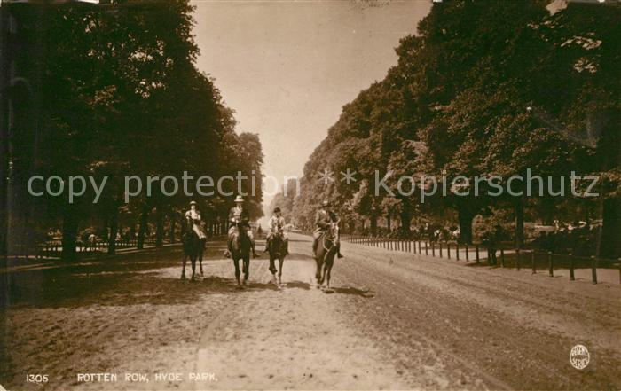 London Rotten Row Hyde Park Horse Riding