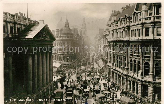 London The Mansion House Traffic