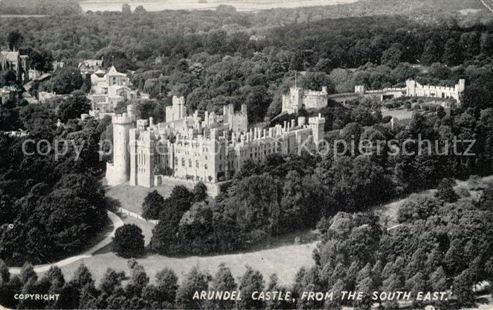 Arundel Castle from the south east
