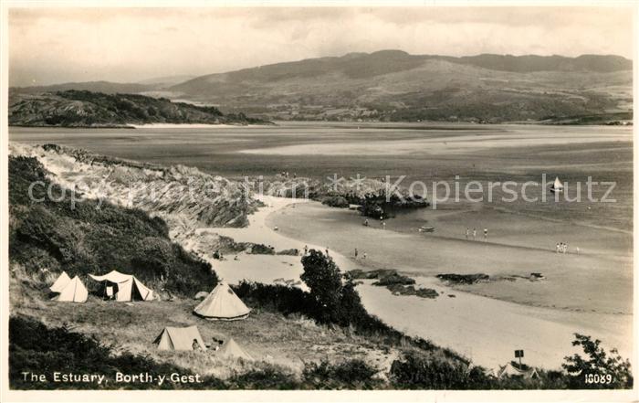 Borth y Gest The Estuary Camping Beach Coast
