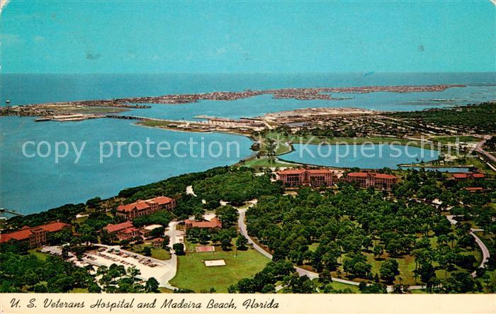 Madeira Beach US Veterans Hospital aerial view