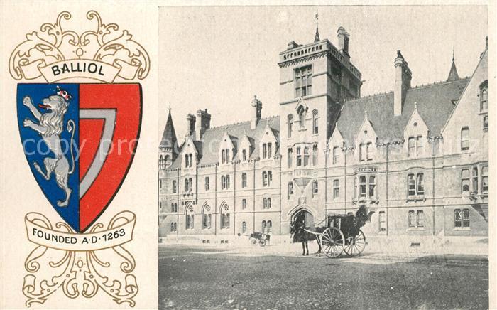 Oxford Oxfordshire Balliol College Wappen